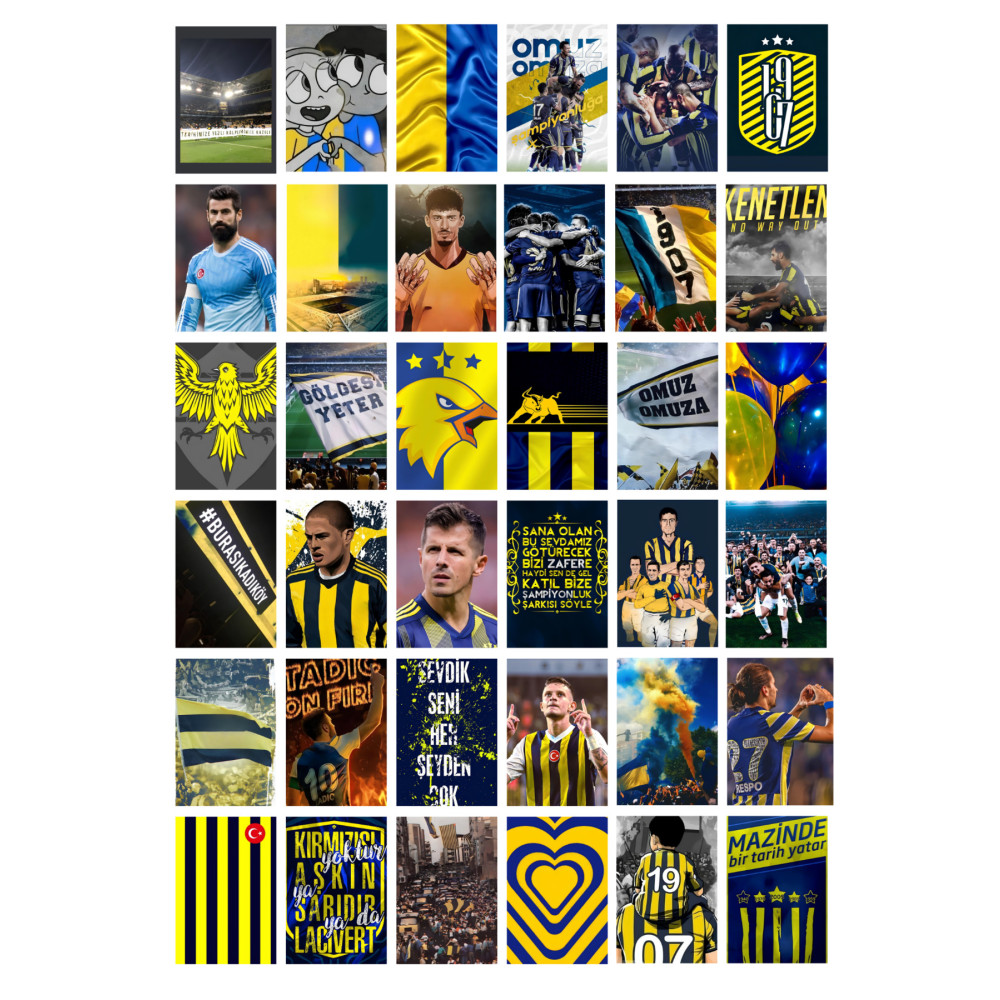 Hobiart Fener 36lı Poster Duvar Posteri Seti Ev & Dekorasyon Aksesuarları Fiyatı