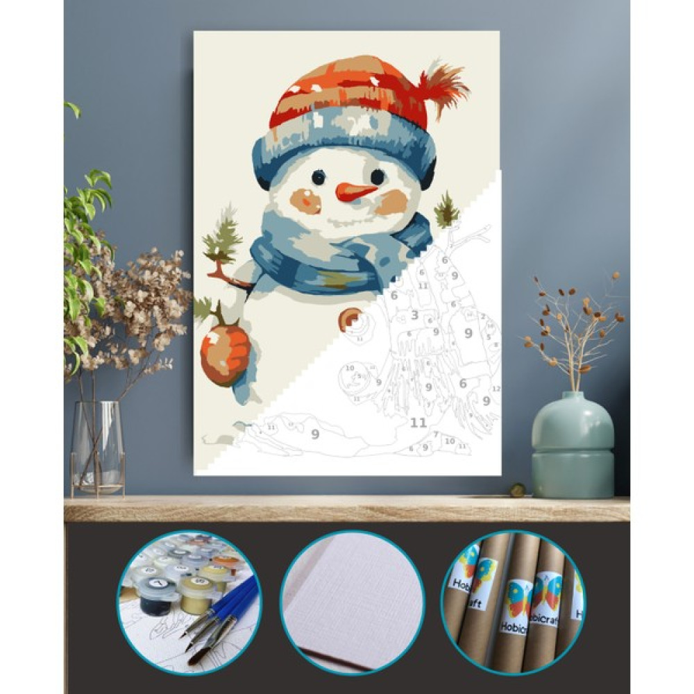 Hobiart Noel Baba Yılbaşı 2024 Çocuklar ve Yetişkinler Içintuval Kağıdından Sayılarla Boyama Seti Boya ve Fırça Dahil Tuval Fiyatı