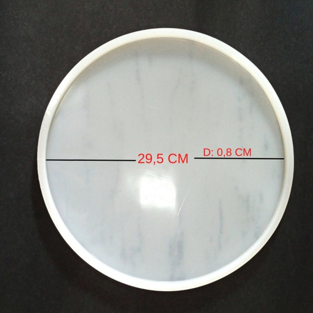 Hobiflex Epoksi Reçine Silikon Kalıp Yuvarlak Tepsi Sunum ve Çok Amaçlı Muhtelif Kalıp HB460160 - 0002 Yardımcı Malzeme Fiyatı