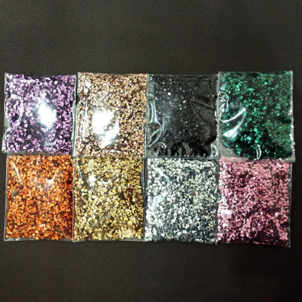 Hobiflex Glitter Elmas Model Epoksi Reçine Süsleme Pulu Nail Art Makyaj Sim Set 15 Gram x 8 Renk 120 Gram - Renkli Yardımcı Malzeme Fiyatı
