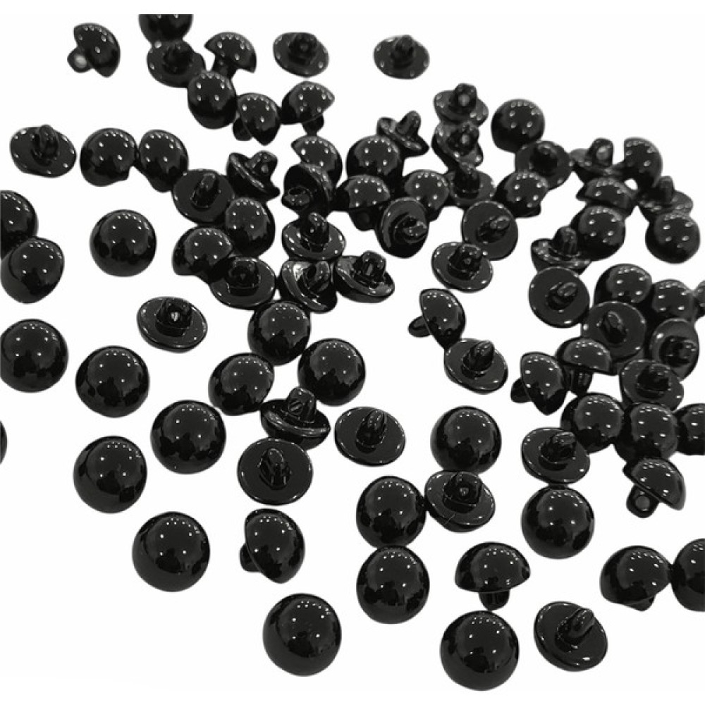 Hobimon Ithal Yarım Inci Düğme 12 mm - Siyah Inci Düğme (25 Adet) Oyun & Hobi Fiyatı
