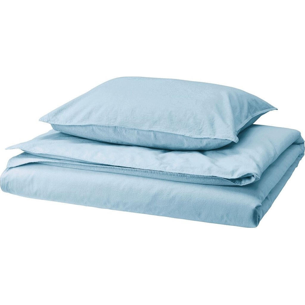Hobiurun Tek kişilik nevresim seti, mavi-gri, 150x200/50x60 cm - Gri - 150 x 200 cm Nevresim Takımı Fiyatı