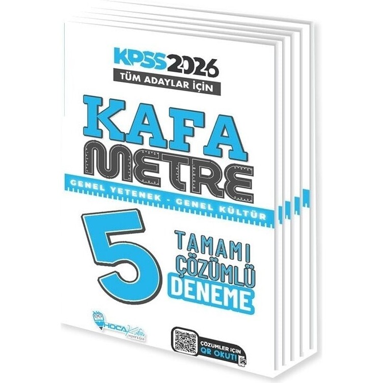 Hoca Kafası 2026 Kpss Genel Yetenek Genel Kültür Kafametre 5 Deneme Çözümlü Hoca Kafası Yayınları Diğer Fiyatı