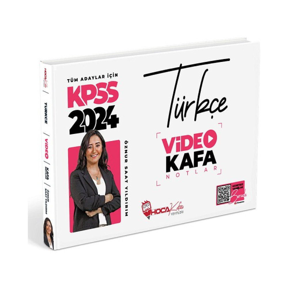 Hoca Kafası Yayınları 2024 KPSS Türkçe Video Kafa Notlar Kaynak Kitapları Fiyatı