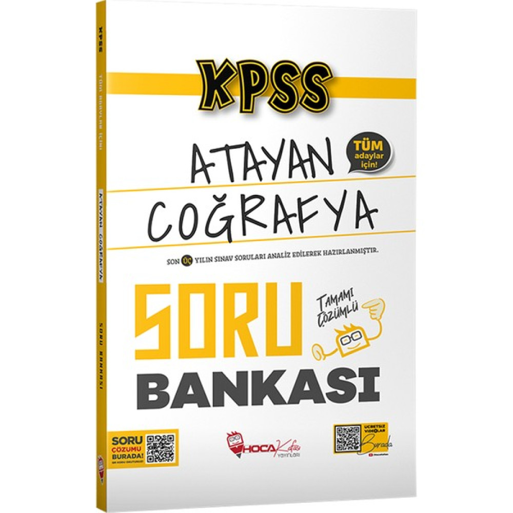 Hoca Kafası Yayınları KPSS Coğrafya Atayan Soru Bankası Kaynak Kitapları Fiyatı