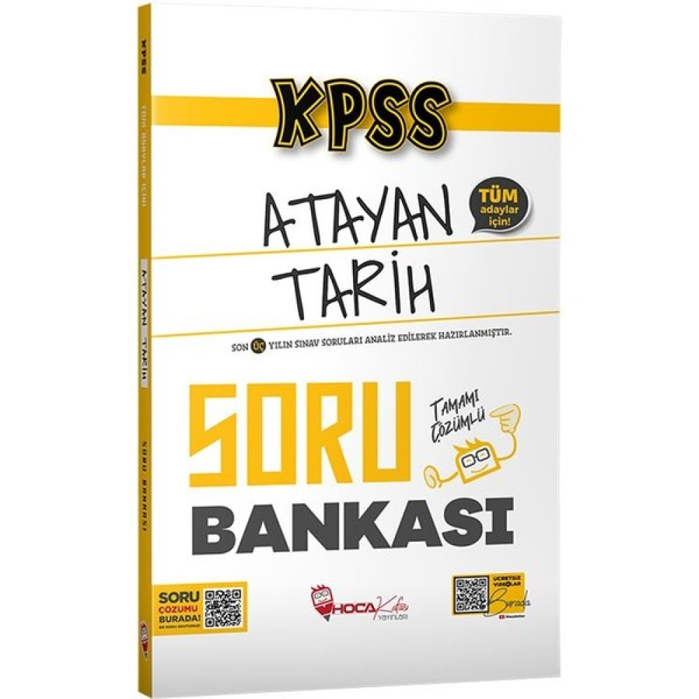 Hoca Kafası Yayınları KPSS Tarih Atayan Soru Bankası KPSS Fiyatı