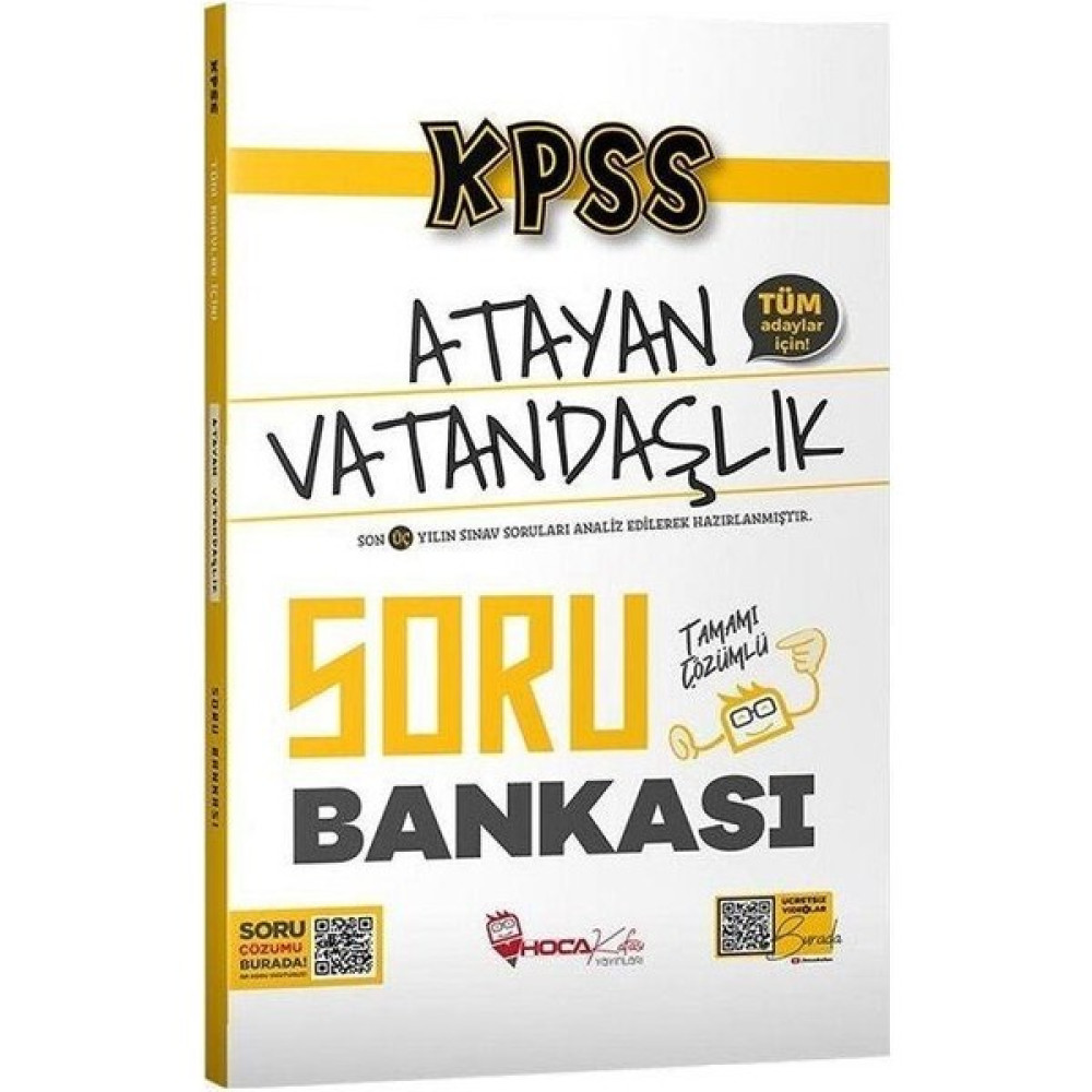 Hoca Kafası Yayınları KPSS Vatandaşlık Atayan Soru Bankası KPSS Fiyatı