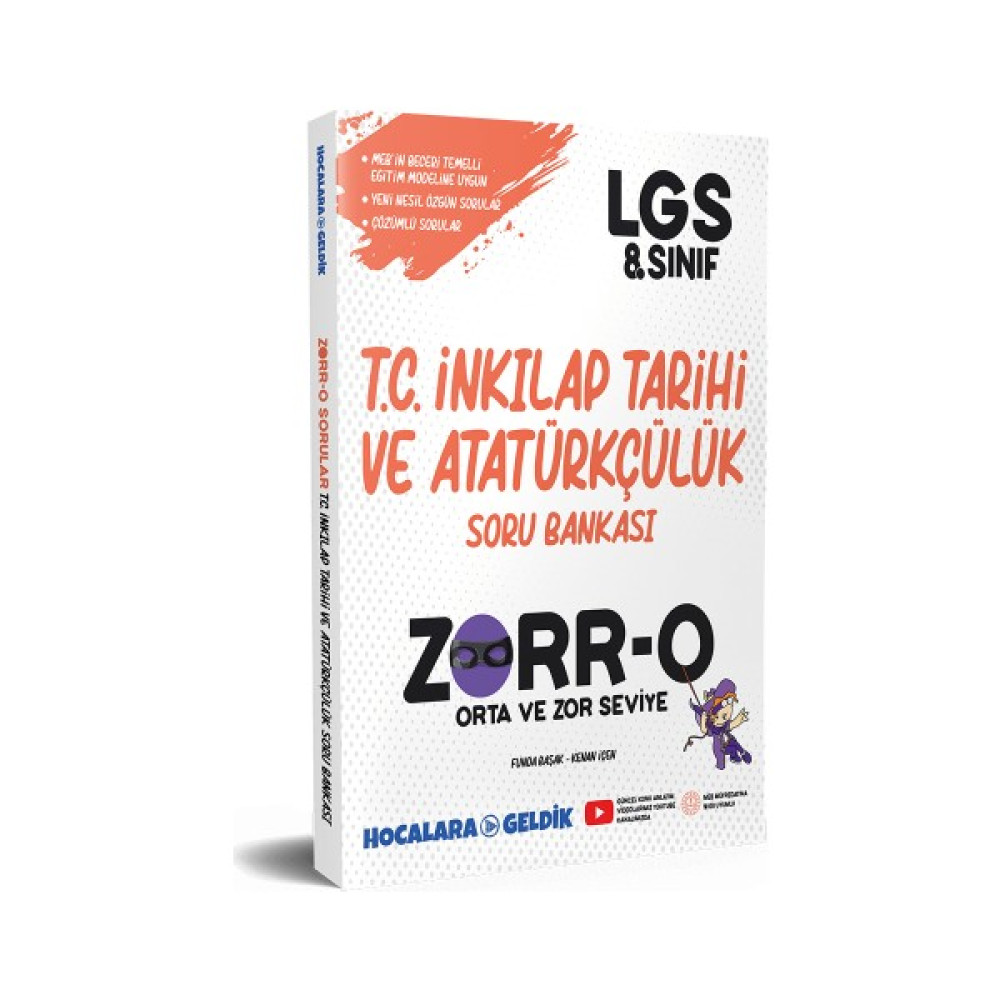 Hocalara Geldik Zorr-O 8. Sınıf LGS Sosyal Bilgiler Soru Bankası Ders Sınav Kitapları Fiyatı