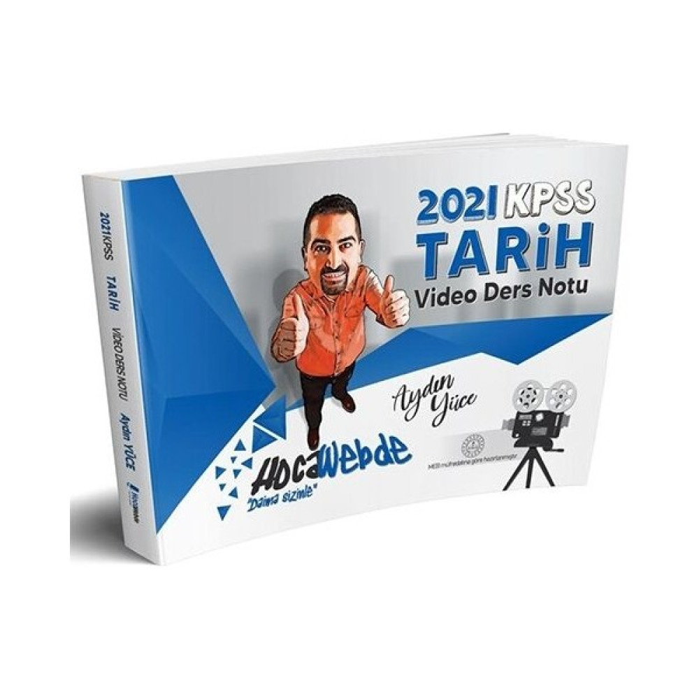 HocaWebde Yayınları 2021 KPSS Tarih Video Ders Notu - Aydın Yüce KPSS Fiyatı