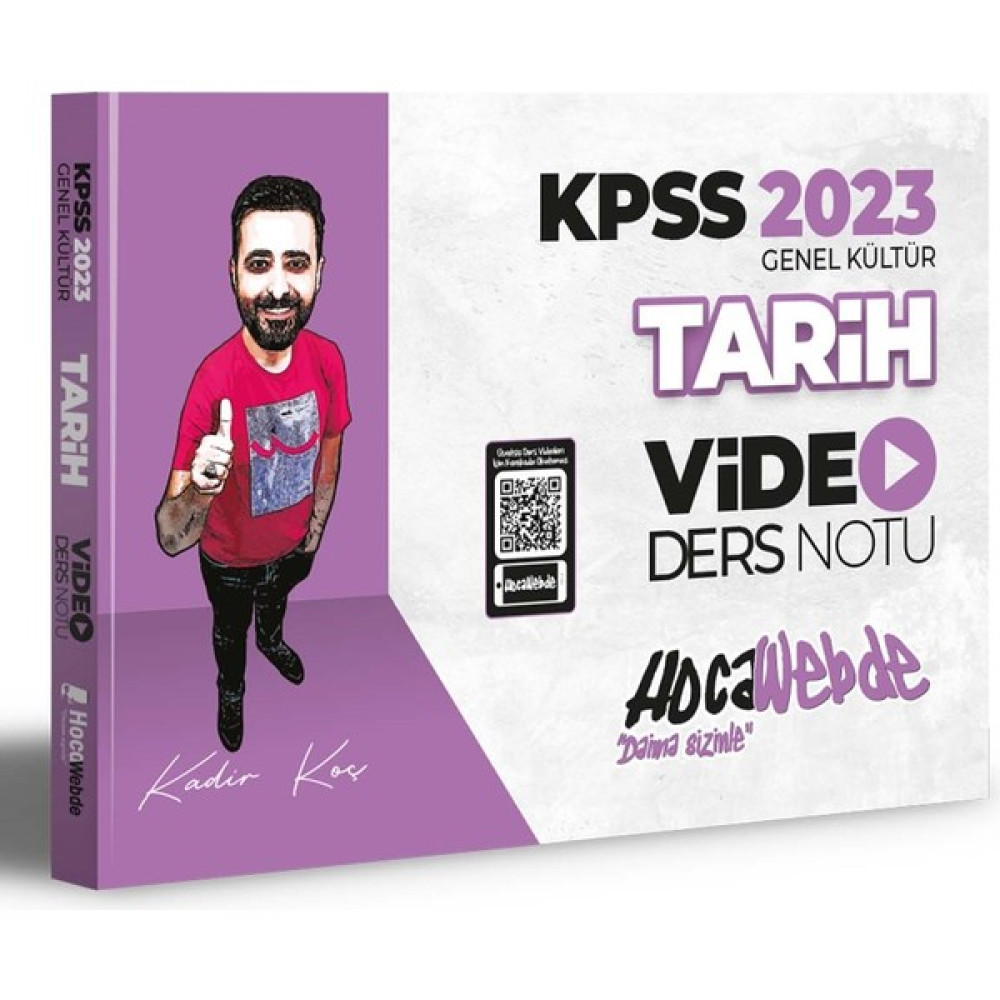 Hocawebde Yayınları 2023 KPSS Tarih Video Ders Notu Ders Sınav Kitapları Fiyatı