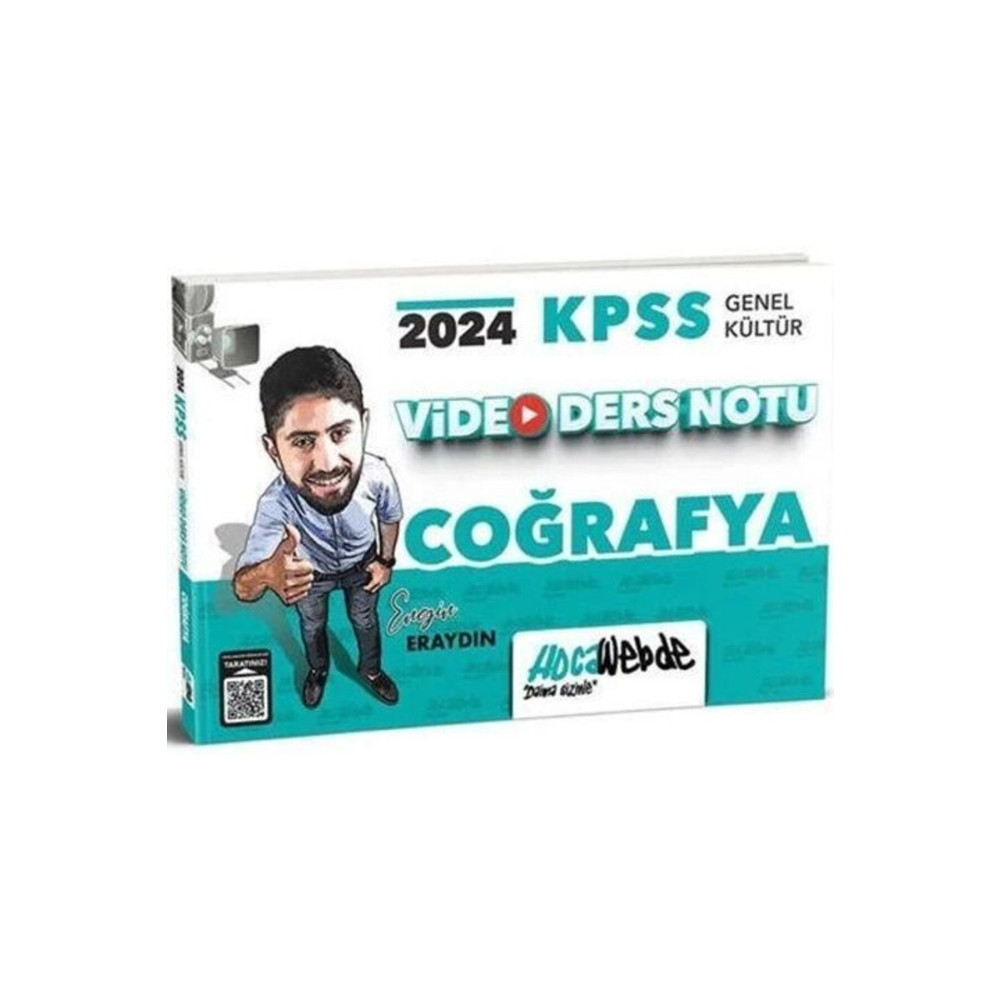 Hocawebde Yayınları 2024 Kpss Coğrafya Video Ders Notu Ders Sınav Kitapları Fiyatı