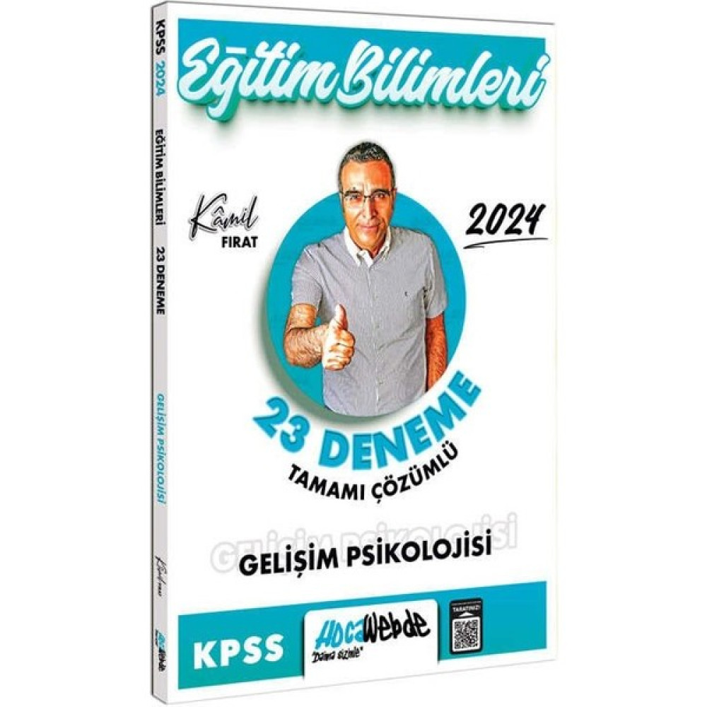 Hocawebde Yayınları 2024 KPSS Eğitim Bilimleri Gelişim Psikolojisi Tamamı Çözümlü 23 Deneme KPSS Fiyatı