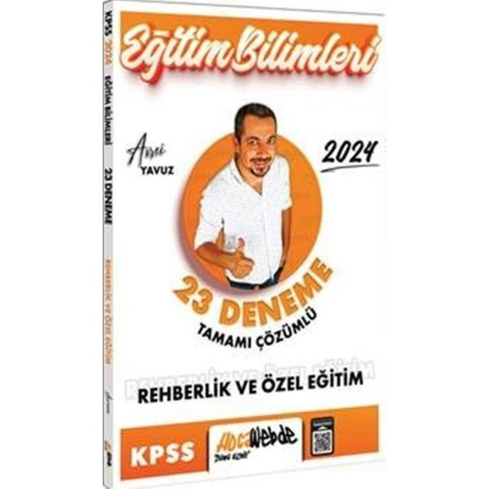 Hocawebde Yayınları 2024 KPSS Eğitim Bilimleri Rehberlik ve Özel Eğitim Tamamı Çözümlü 23 Deneme KPSS Fiyatı