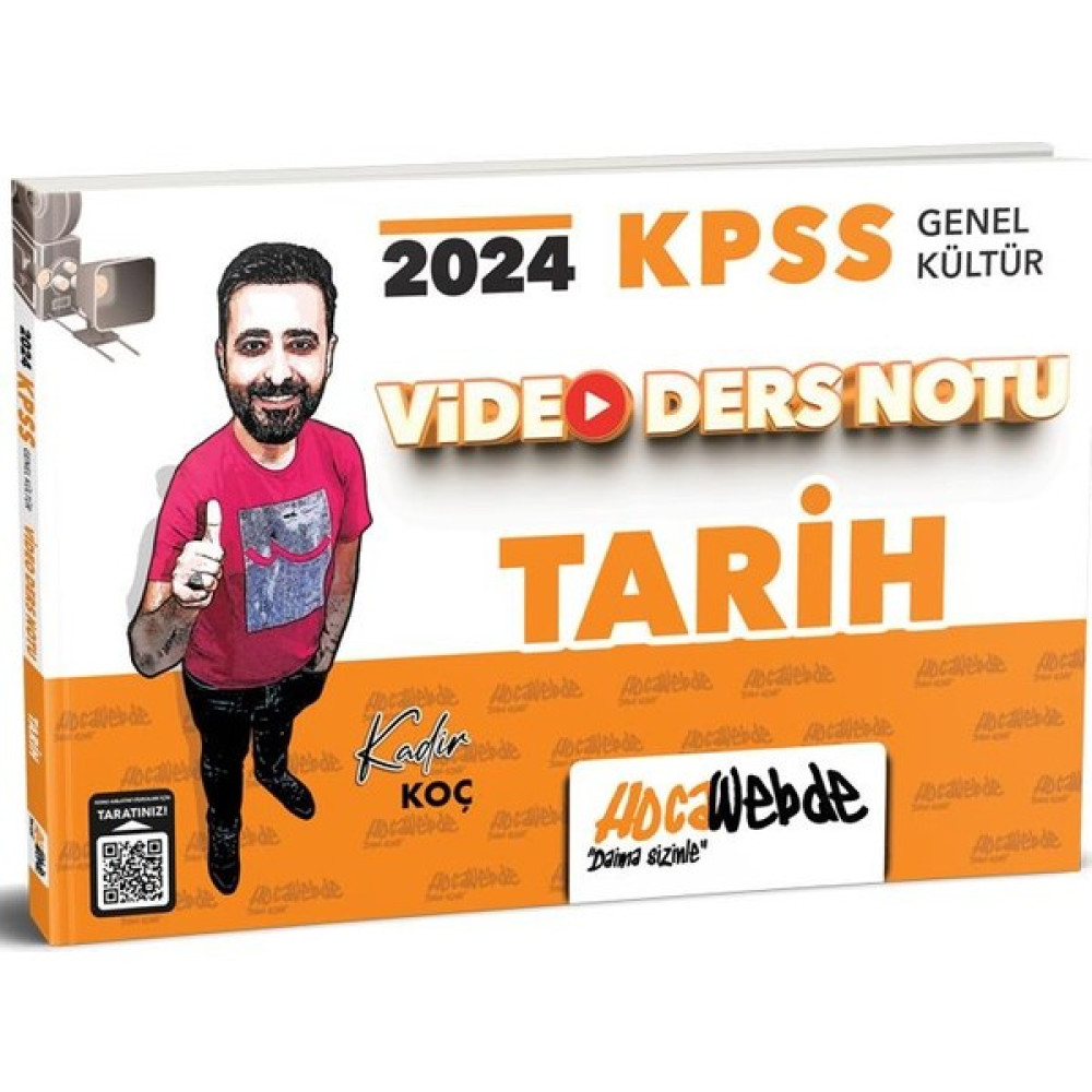 Hocawebde Yayınları 2024 Kpss Genel Kültür Tarih Video Ders Notu KPSS Fiyatı