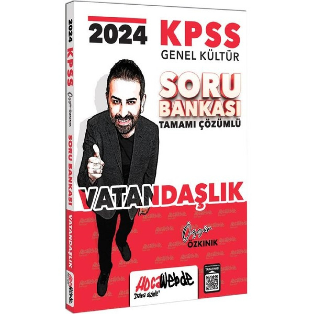 Hocawebde Yayınları 2024 Kpss Genel Kültür Vatandaşlık Tamamı Çözümlü Soru Bankası KPSS Fiyatı