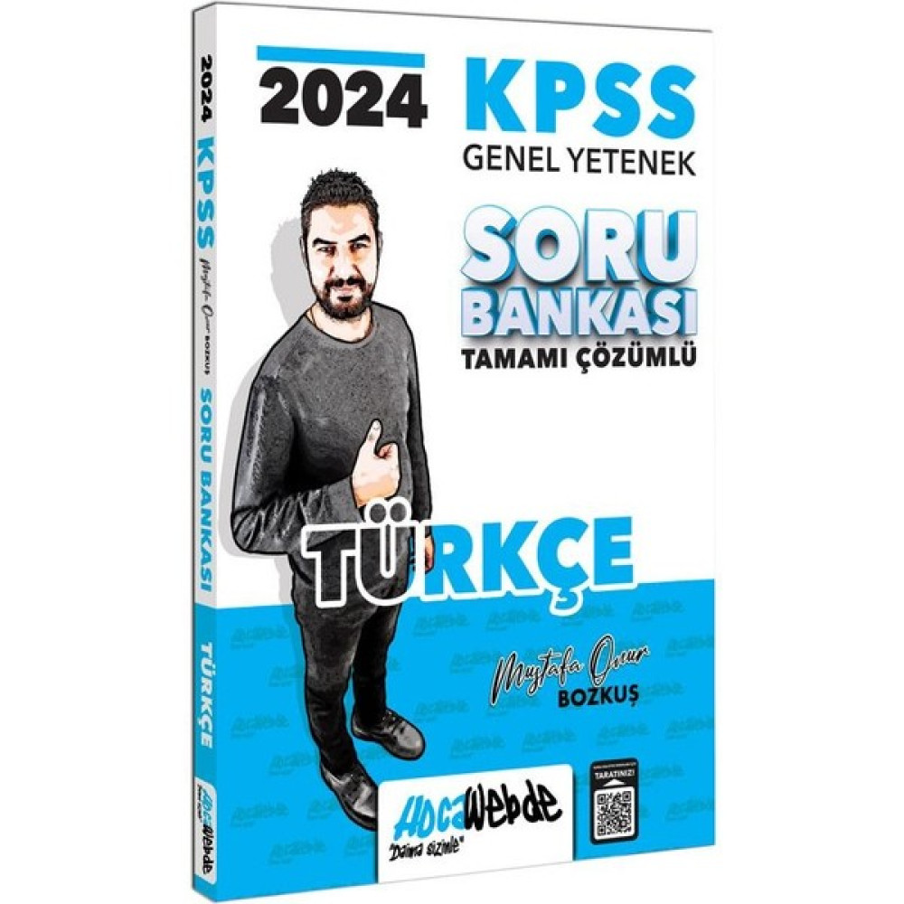 Hocawebde Yayınları 2024 Kpss Genel Yetenek Türkçe Tamamı Çözümlü Soru Bankası KPSS Fiyatı