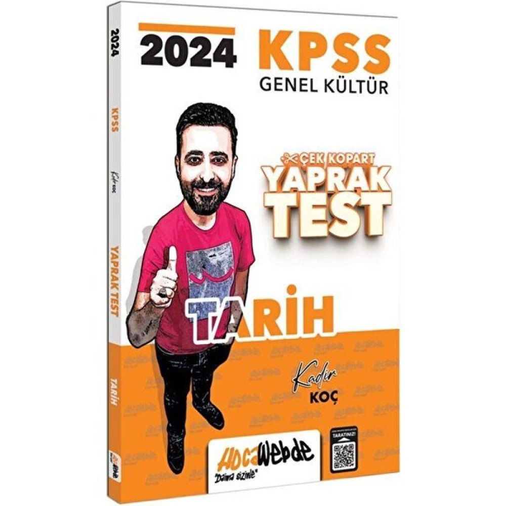 Hocawebde Yayınları 2024 KPSS Gk Tarih Yaprak Test KPSS Fiyatı