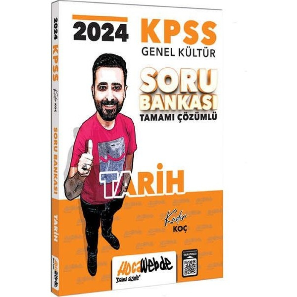 Hocawebde Yayınları 2024 KPSS Tarih Tamamı Çözümlü Soru Bankası KPSS Fiyatı
