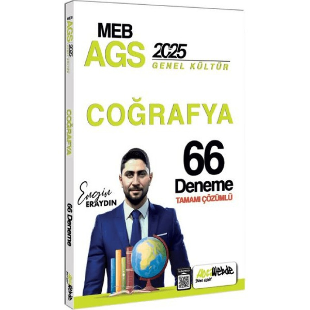 Hocawebde Yayınları 2025 Meb Ags Türkiye Coğrafyası Tamamı Çözümlü 33 Deneme Sınavı - Engin Eraydın Eğitim Setleri Fiyatı