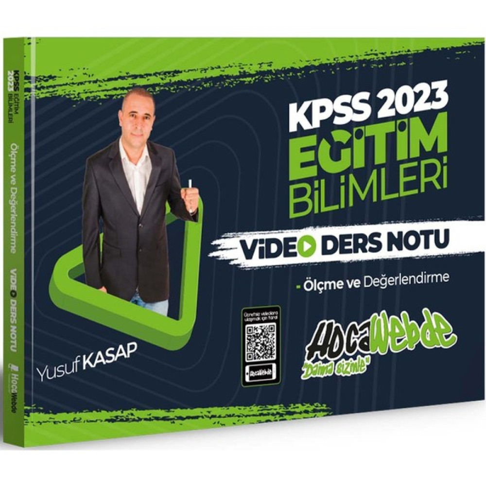 Hocawebde Yayınları KPSS 2023 Eğitim Bilimleri Ölçme ve Değerlendirme Video Ders Notları KPSS Fiyatı
