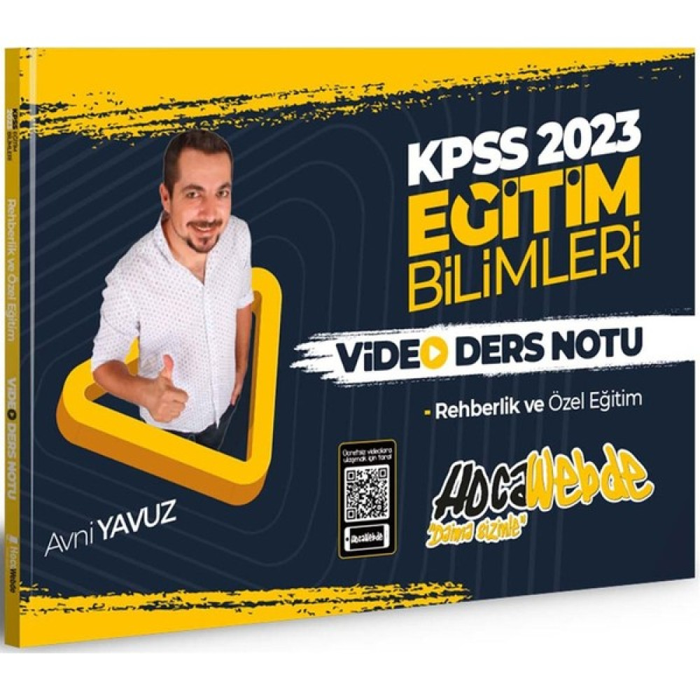 Hocawebde Yayınları KPSS 2023 Eğitim Bilimleri Rehberlik ve Özel Eğitim Video Ders Notları KPSS Fiyatı