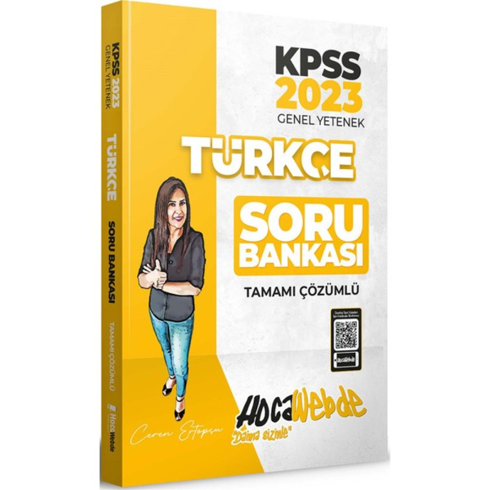Hocawebde Yayınları KPSS 2023 Türkçe Tamamı Çözümlü Soru Bankası KPSS Fiyatı