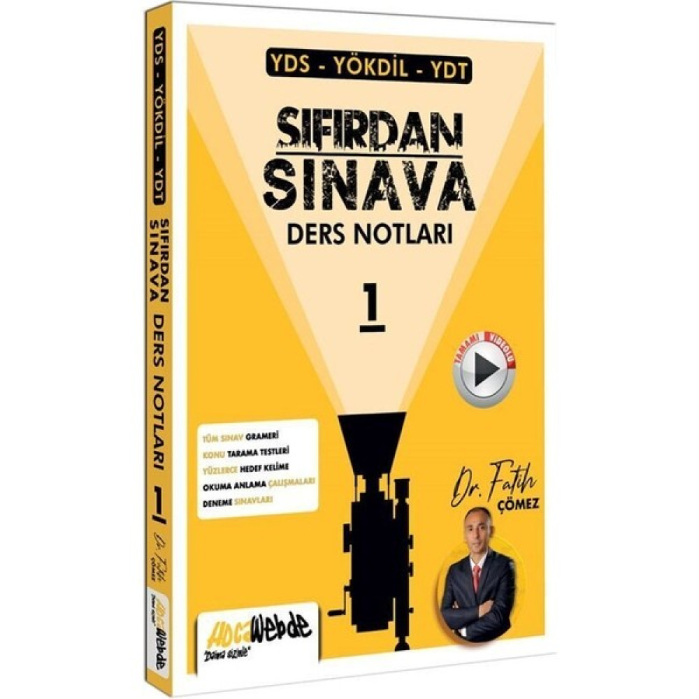 Hocawebde Yayınları YDS YÖKDİL YKS-DİL Sıfırdan Sınava Ders Notları 1 YDS Fiyatı