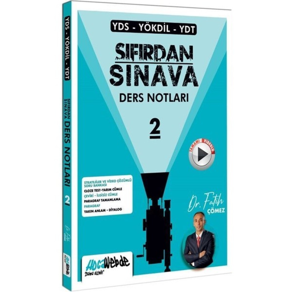 Hocawebde Yayınları YDS YÖKDİL YKS-DİL Sıfırdan Sınava Ders Notları 2 YDS Fiyatı