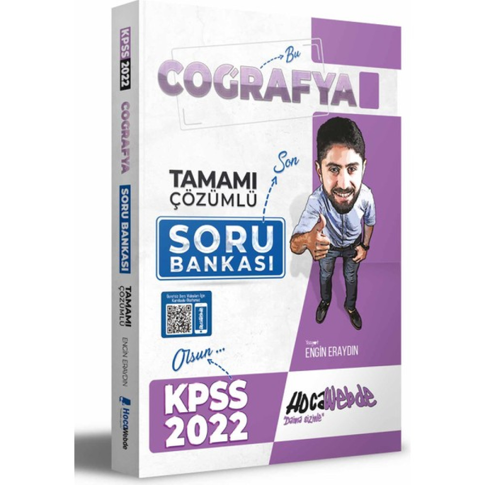Hocawebte Yayınları 2022 KPSS Coğrafya Tamamı Çözümlü Soru Bankası Coğrafya Fiyatı