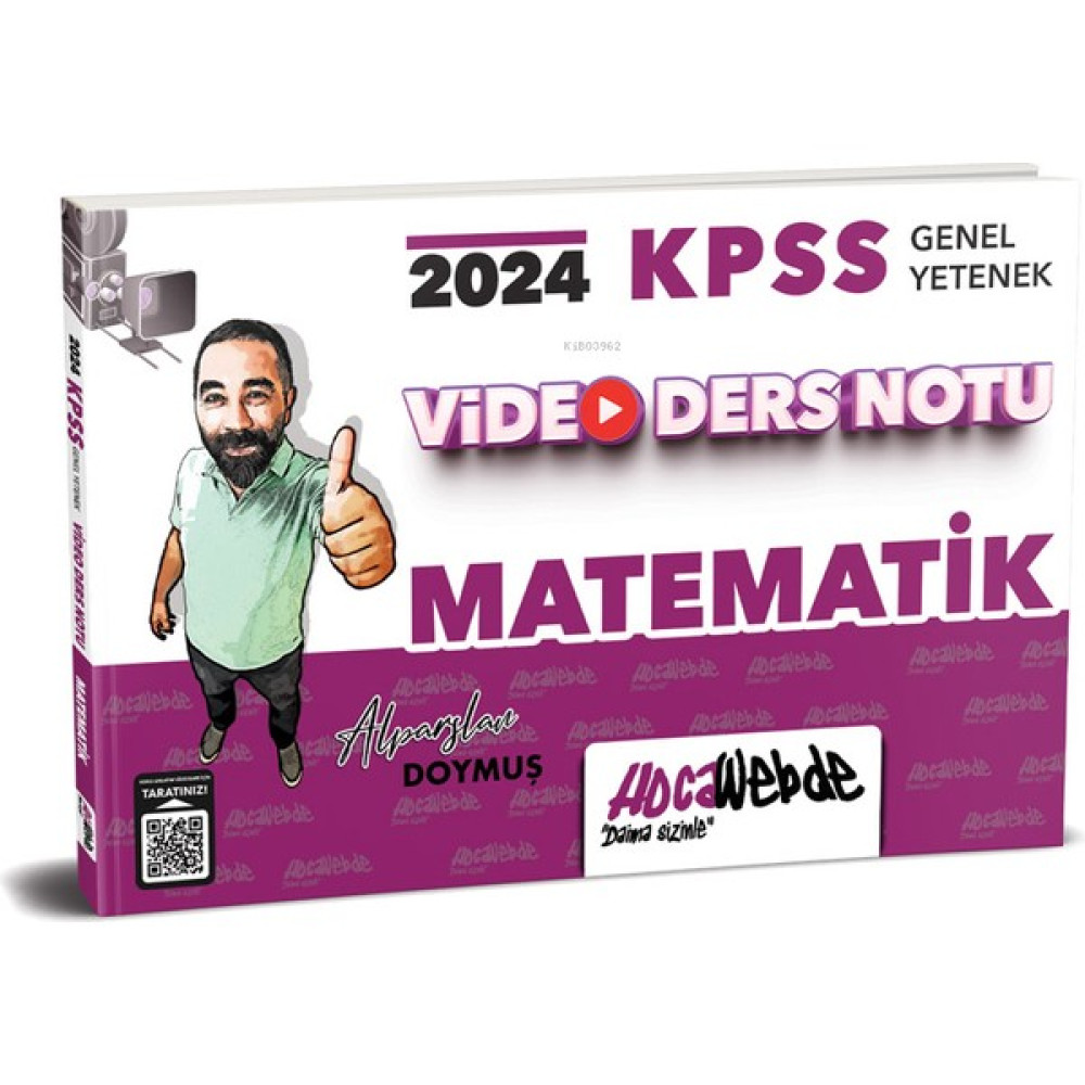 Hocawebte Yayınları 2024 KPSS Matematik Video Ders Notu KPSS Fiyatı