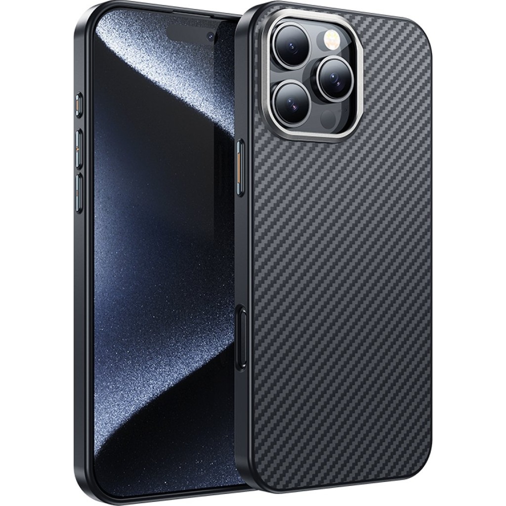 Hoco iPhone 16 Pro Uyumlu Knight Kevlar Magsafe Telefon Kılıfı - Siyah Cep Telefonu Kılıfı Fiyatı