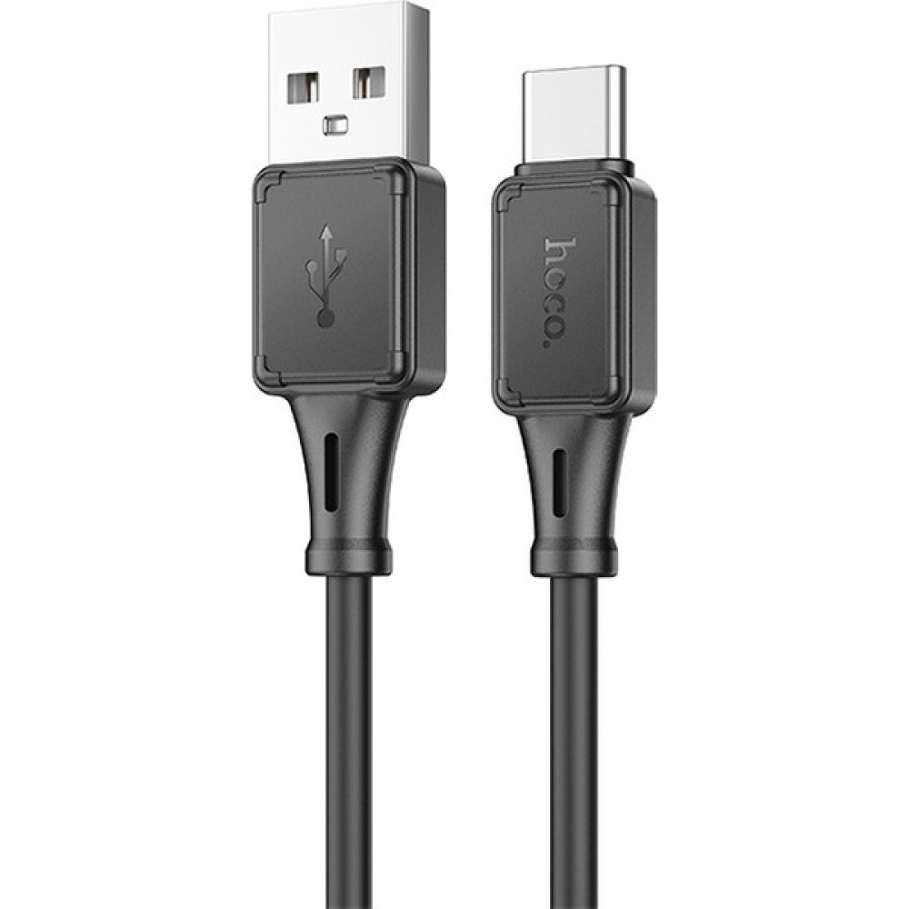 Hoco X101 Assistant USB To Type-C 3A Hızlı Şarj ve Data Kablosu - Siyah Cep Telefonu Şarj Cihazı Fiyatı