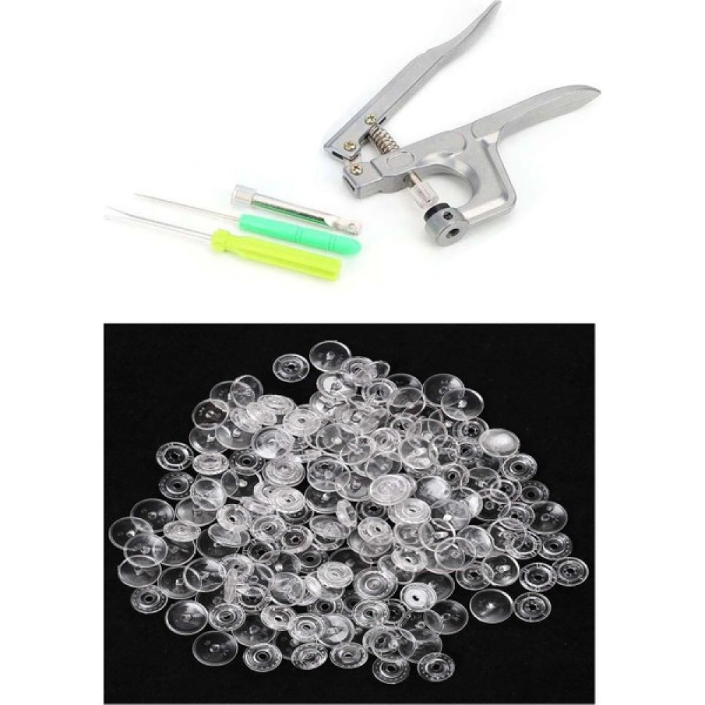 Hodbehod 100 Set Plastik 12.5mm Şeffaf Çıt Çıt ve Plastik Çıt Çıt Takma El Pensesi Oyun & Hobi Fiyatı