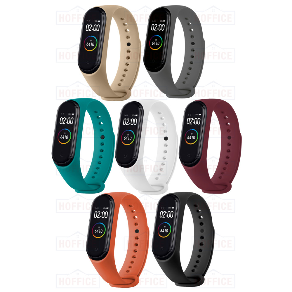 HOFFICE Xiaomi Mi Band 3 Ve 4 Uyumlu Yüksek Kalite Silikon Kordon Seti (sadece 7 Adet Kordon) Akıllı Bileklik Fiyatı