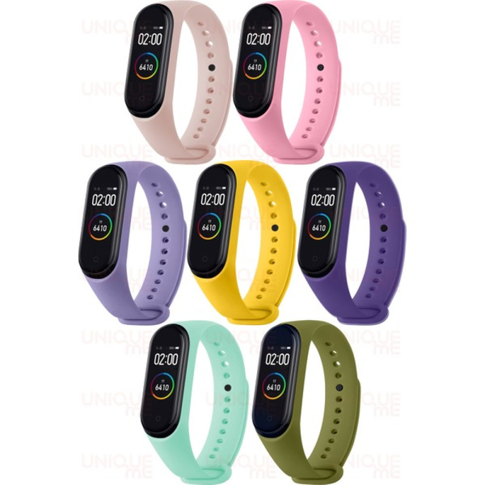 HOFFICE Xiaomi Mi Band 3 ve Mi Band 4 Uyumlu Yüksek Kalite Silikon Kordon Seti - Renkli Giyilebilir Teknoloji Aksesuarları Fiyatı