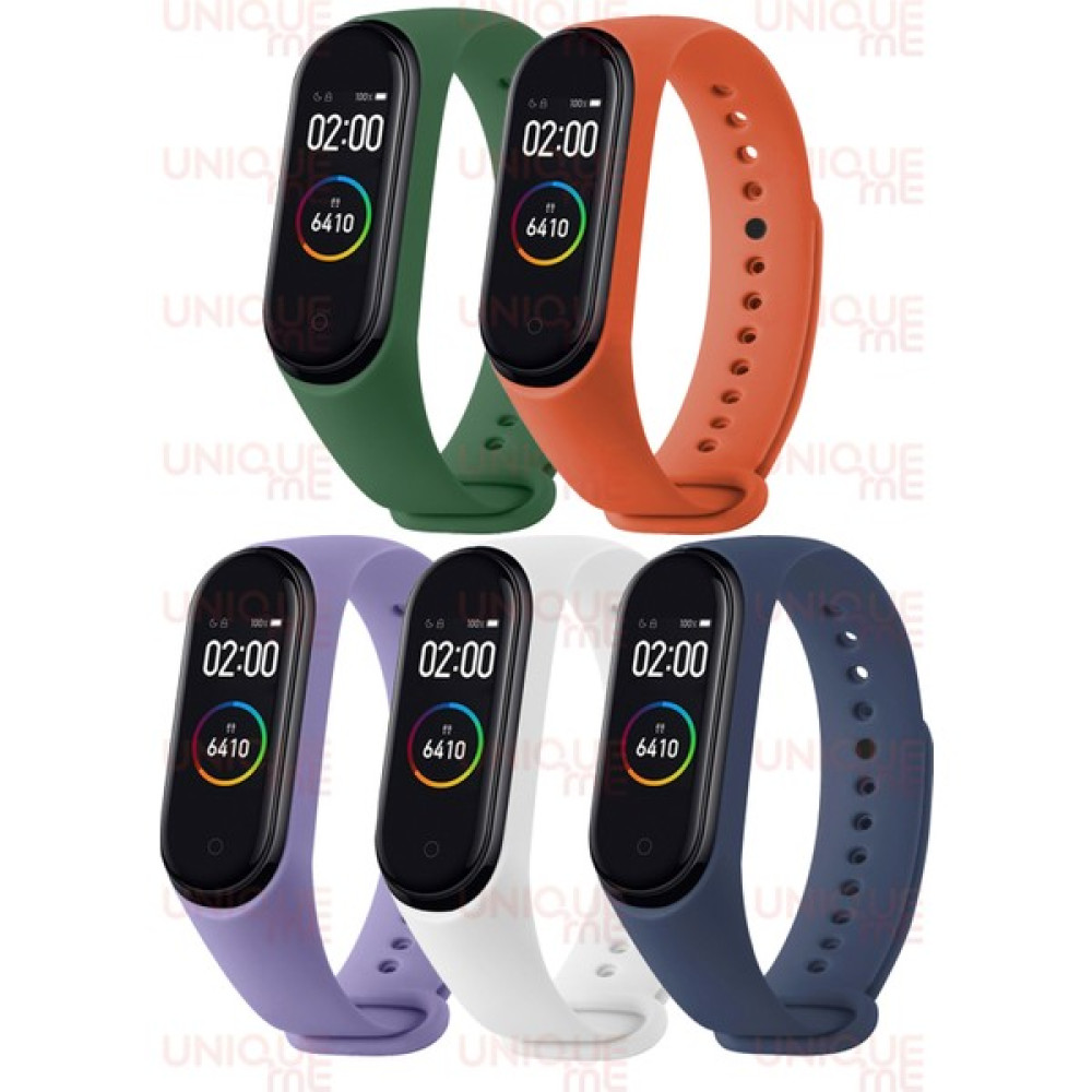 HOFFICE Xiaomi Mi Band 3 ve Mi Band 4 Uyumlu Yüksek Kalite Silikon Kordon Seti - Yeşil - Beyaz Giyilebilir Teknoloji Aksesuarları Fiyatı