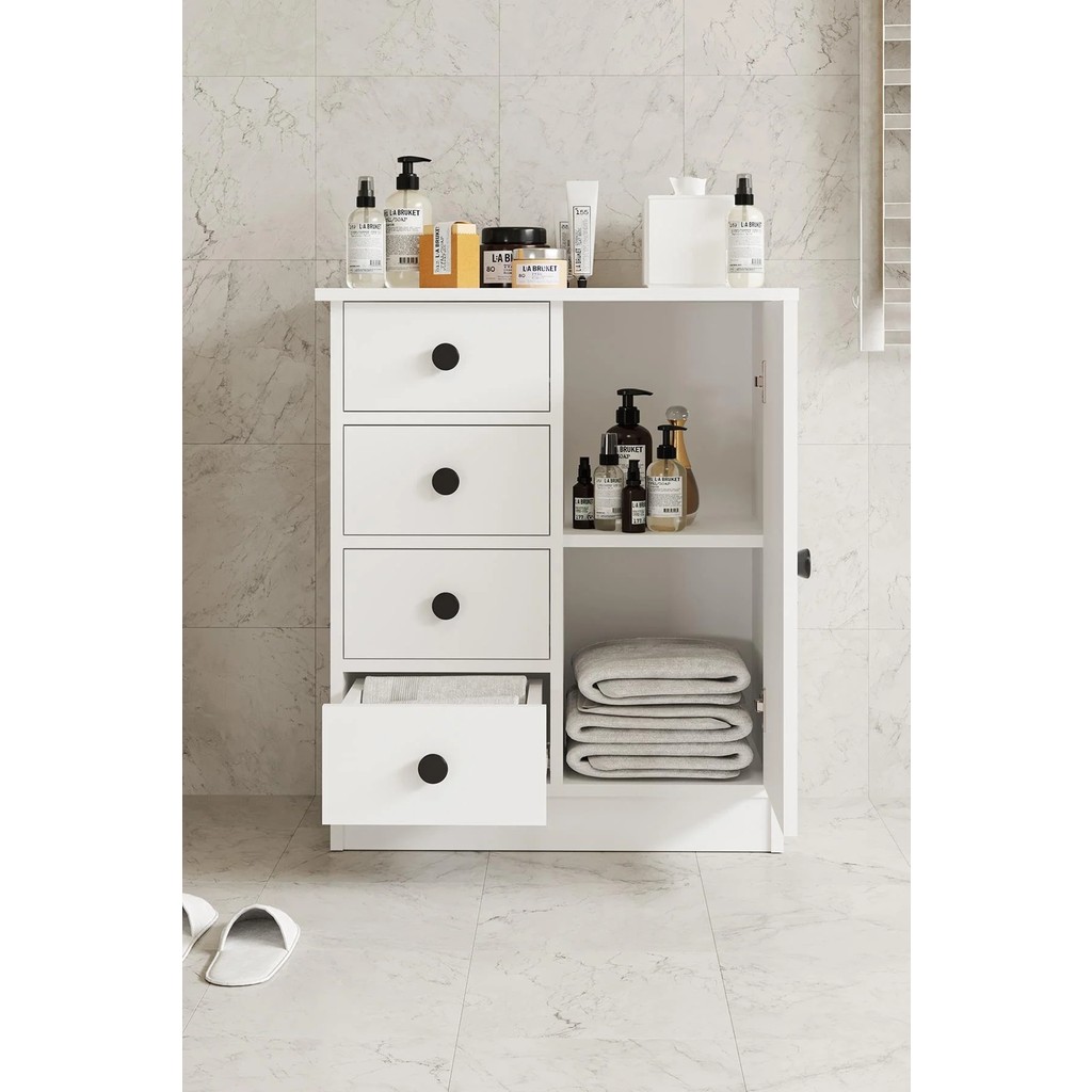 Hofga Elmar Çok Amaçlı Banyo Dolabı Beyaz Banyo Dolabı / Mobilyası Fiyatı