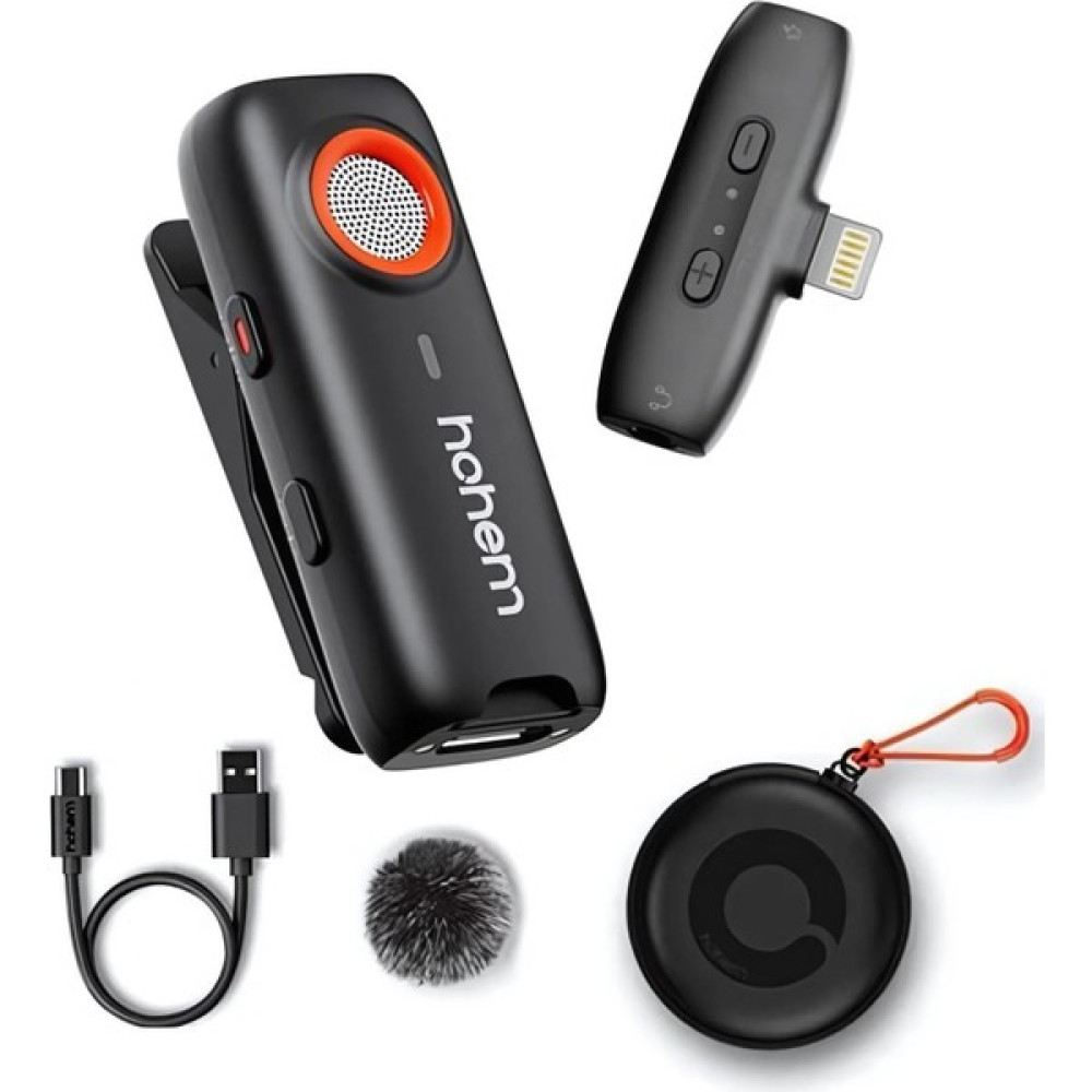 Hohem MIC-01 Wireless Yaka Mikrofonu - Siyah Müzik Aletleri Fiyatı