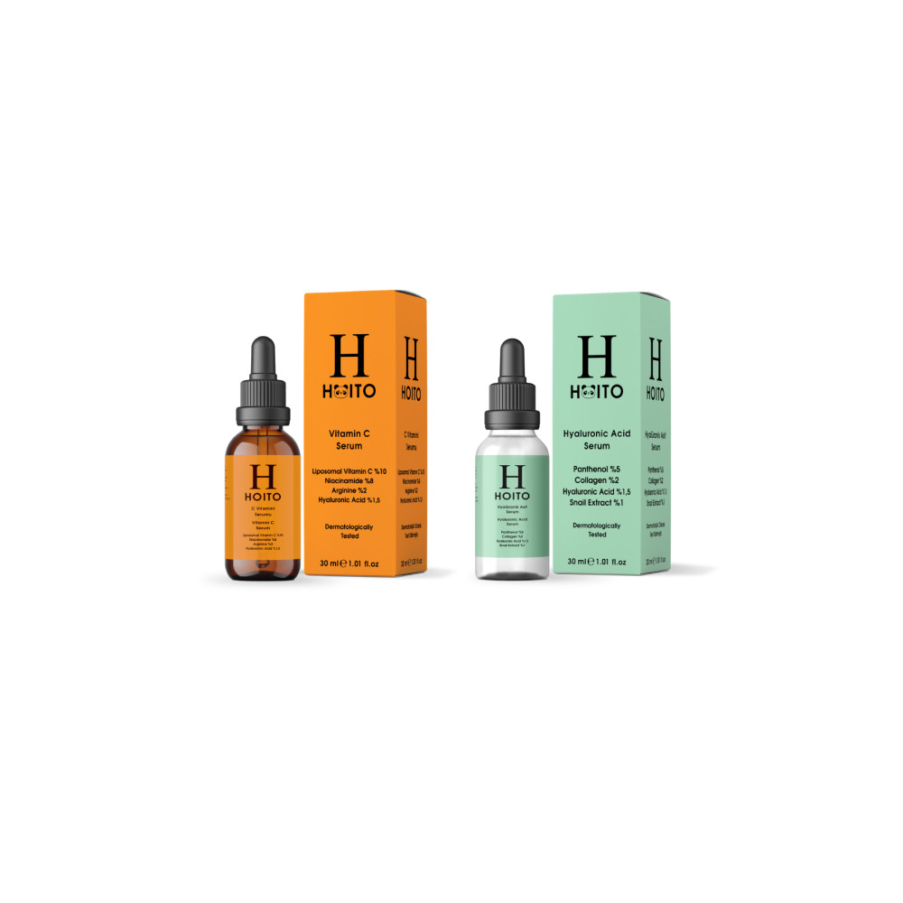 Hoito C Vitamini Serumu 30ml & Hyalüronik Asit Serum 30ml 2li Set Cilt Temizleme ve Peeling Fiyatı