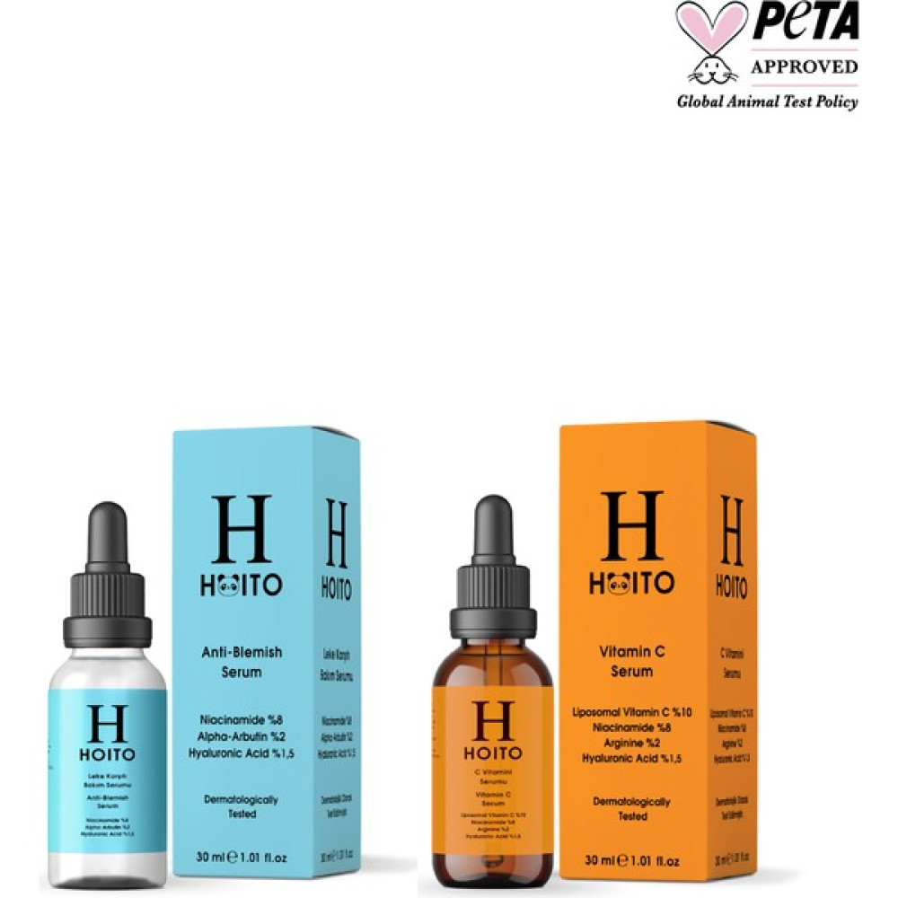 HOITO Leke Karşıtı Bakım Serumu 30ML & C Vitamini Serumu 30ML 2'li Set Cilt ve Yüz Bakımı Fiyatı