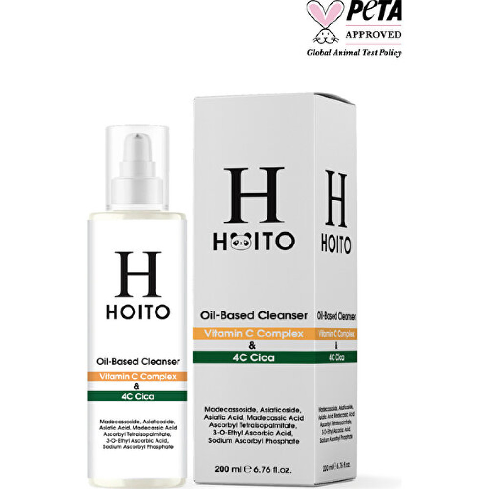 HOITO Oil Based Cleanser Vitamin C Complex & 4 C Cica - Yağ Bazlı Cilt ve Makyaj Temizleyici 200ML Cilt Temizleme ve Peeling Fiyatı