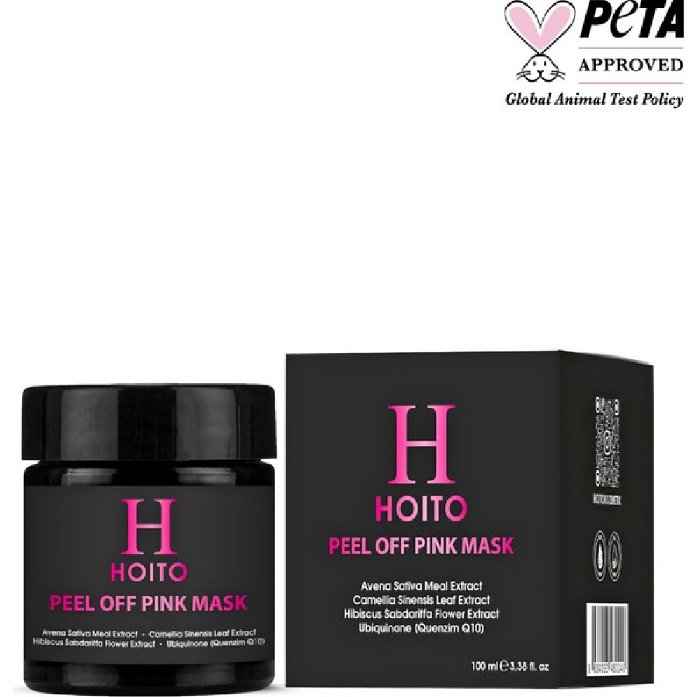 HOITO Peel Off Pink Mask 100ML-Siyah Nokta Karşıtı, Nemlendirme ve Aydınlık Görünüm Soyulabilir Yüz Maskesi Maskeler Fiyatı