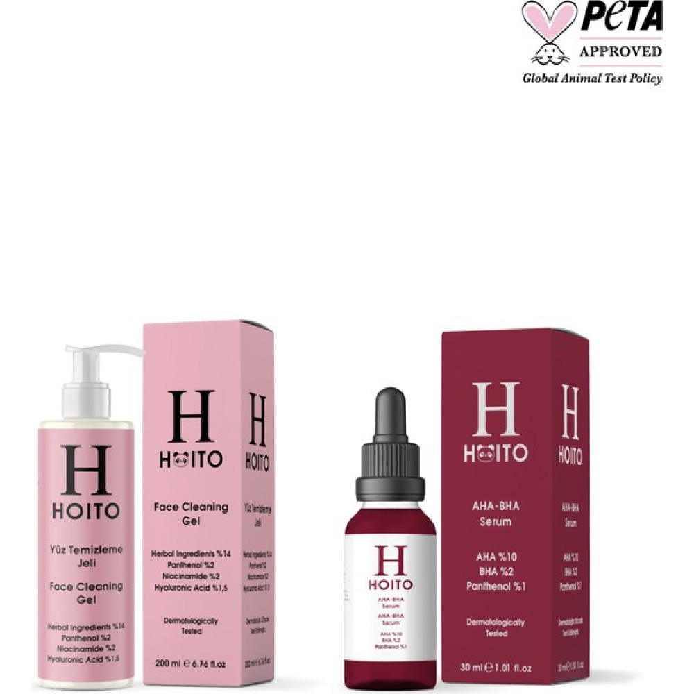 HOITO Yüz Temizleme Jeli 200 ml & Aha Bha Serum 30 ml Oto Boyaları Fiyatı