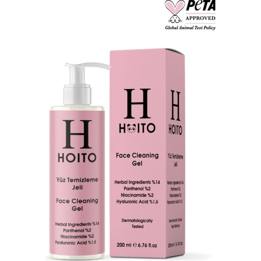 HOITO Yüz Temizleme Jeli 200 ml - Herbal Ingredients%14 Panthenol %2 Niacinamide%2 Hyaluronic Acid%1,5 Cilt Temizleme ve Peeling Fiyatı