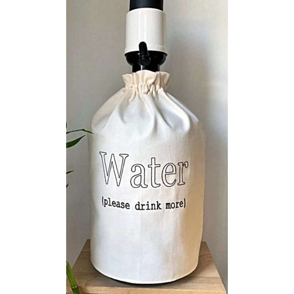 HOKTİC Damacana Kılıfı (Water Drink More) Baskılı - Bej - Krem Rengi Mutfak Gereçleri Fiyatı