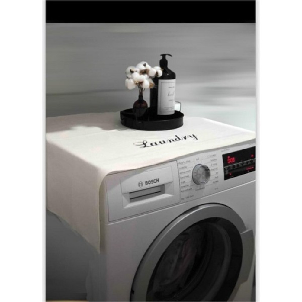 HOKTİC Laundry Nakışlı Krem Çamaşır Makinesi Örtüsü - 62x100 Ev & Dekorasyon Aksesuarları Fiyatı