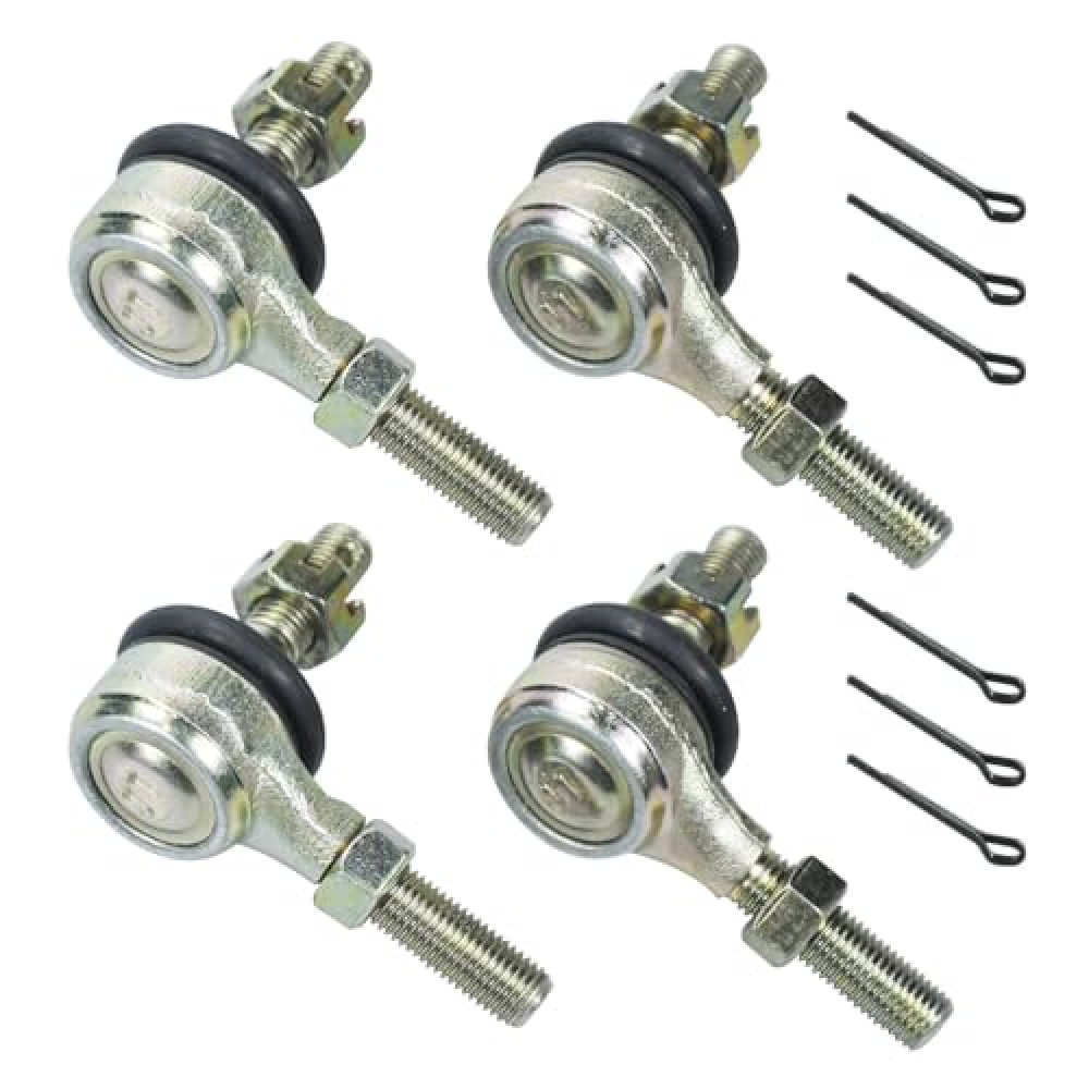 HOLATO 10mm x 12mm Left Right Tie Rod Ball Joint for 50cc 70cc 90cc 110cc 125cc Tao Tao Coolster Baja Kazuma Roketa 4 Wheeler ATV Quad Go Cart Kart Pit Dirt Bike Moped Scooter Part Heavy Duty