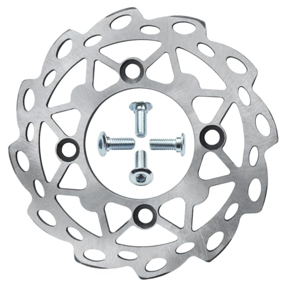 HOLATO 190mm 7.48'' Rear Brake Disc Rotor Plate for 50cc 70cc 90cc 110cc 125cc SSR110 SSR125 CRF50 XR50 Apollo Z20 MAX SDG Taotao Coolster Chinese Pit Dirt Bike Heavy duty