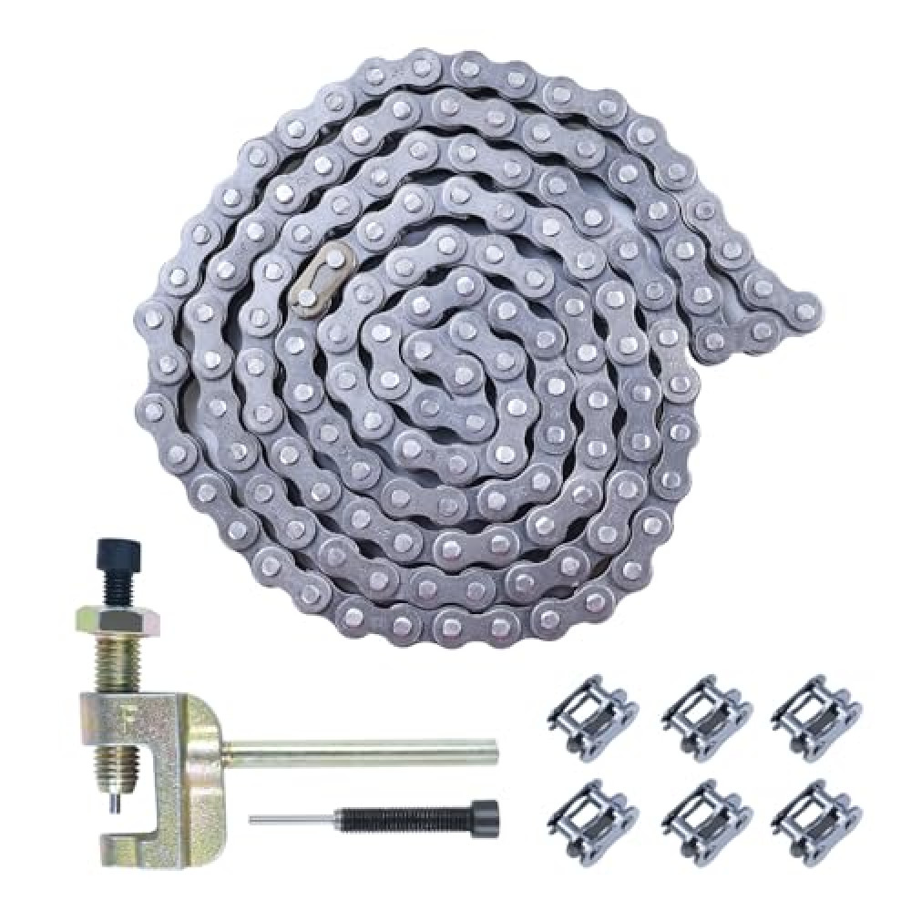 HOLATO 35 Drive Chain 140 Links with Chain Breaker Kit for Motovox MBX10 MBX11 Baja Doodle Bug DB30 Blitz Racer Coleman CT100U CC100X CK100 SK100 Mega Moto MM-B80 TrailMaster RT100 Mini Bike Go Kart