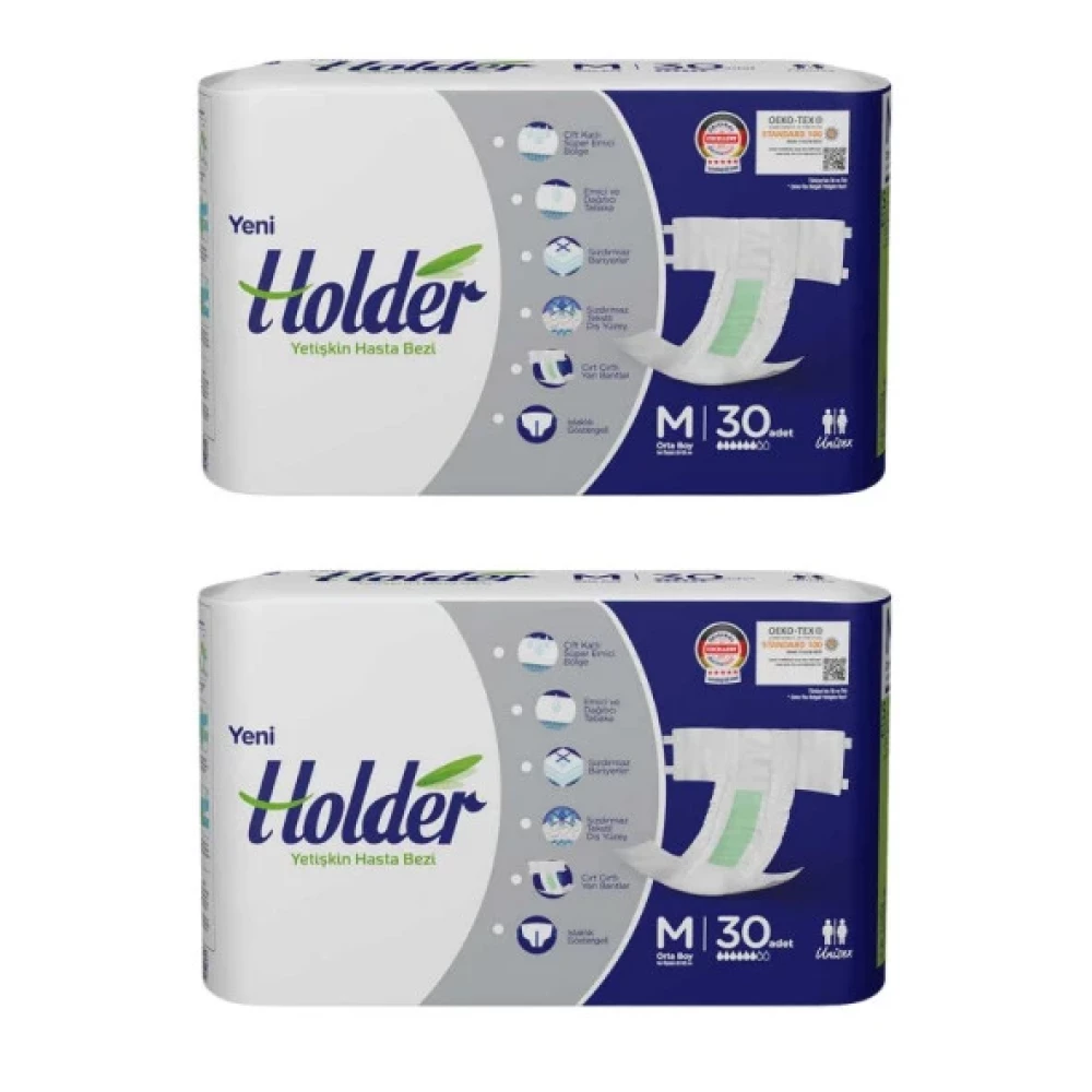 Holder Bel Bantli Tekstil Yuzey M Orta 60 Adet Hasta Bezi Hasta Bezleri ve Temizliği Fiyatı